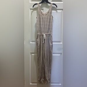Aerie Striped Scoopneck Jumpsuit (XS)
